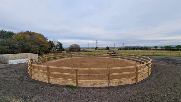 equestrian arena build